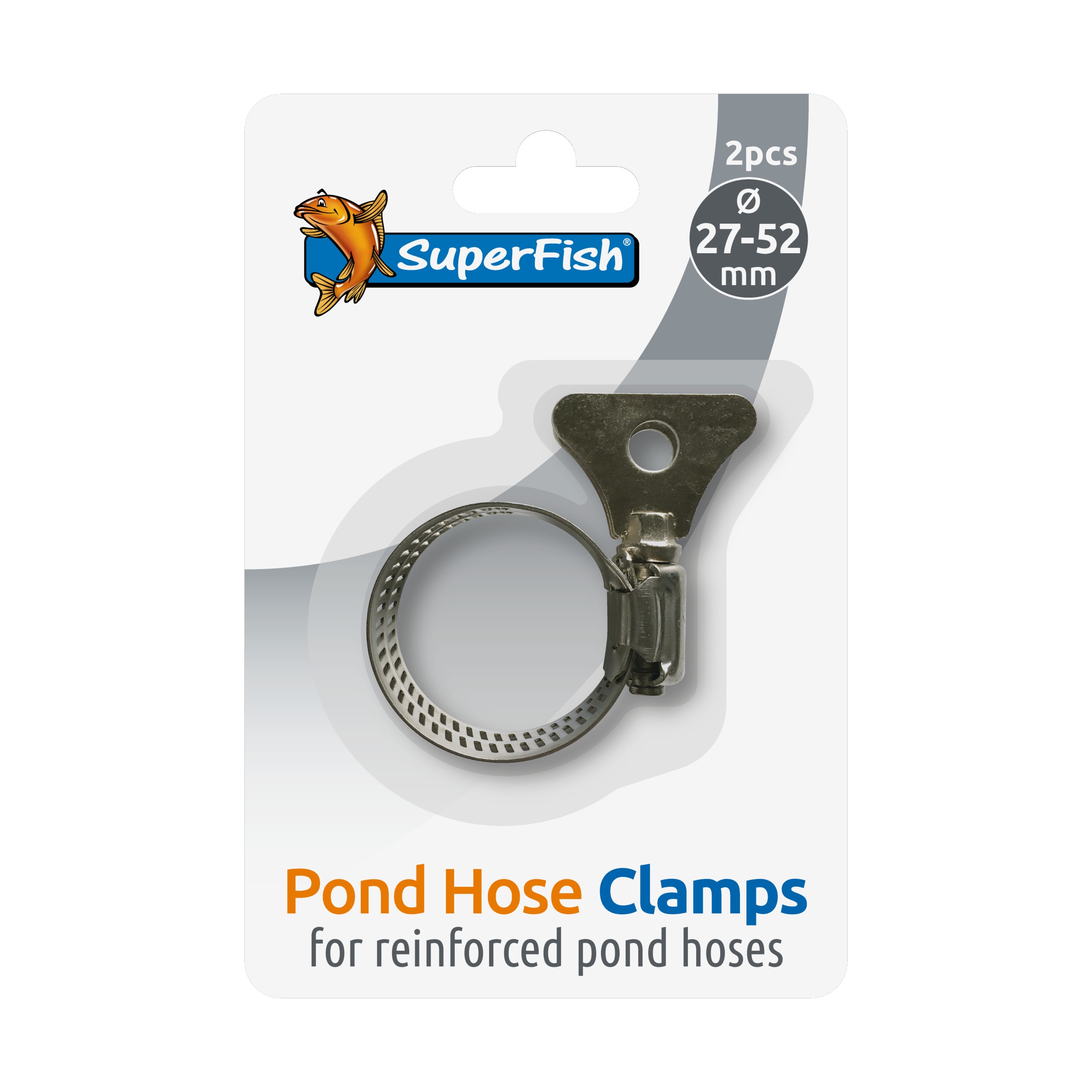 Slangklem Rvs+Vleugel 27-52mm 2 St Klem, Apparaat, Hulpmiddel