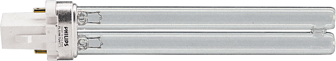 Philips UV-C PL-S losse lamp 5W (2-pins) Licht