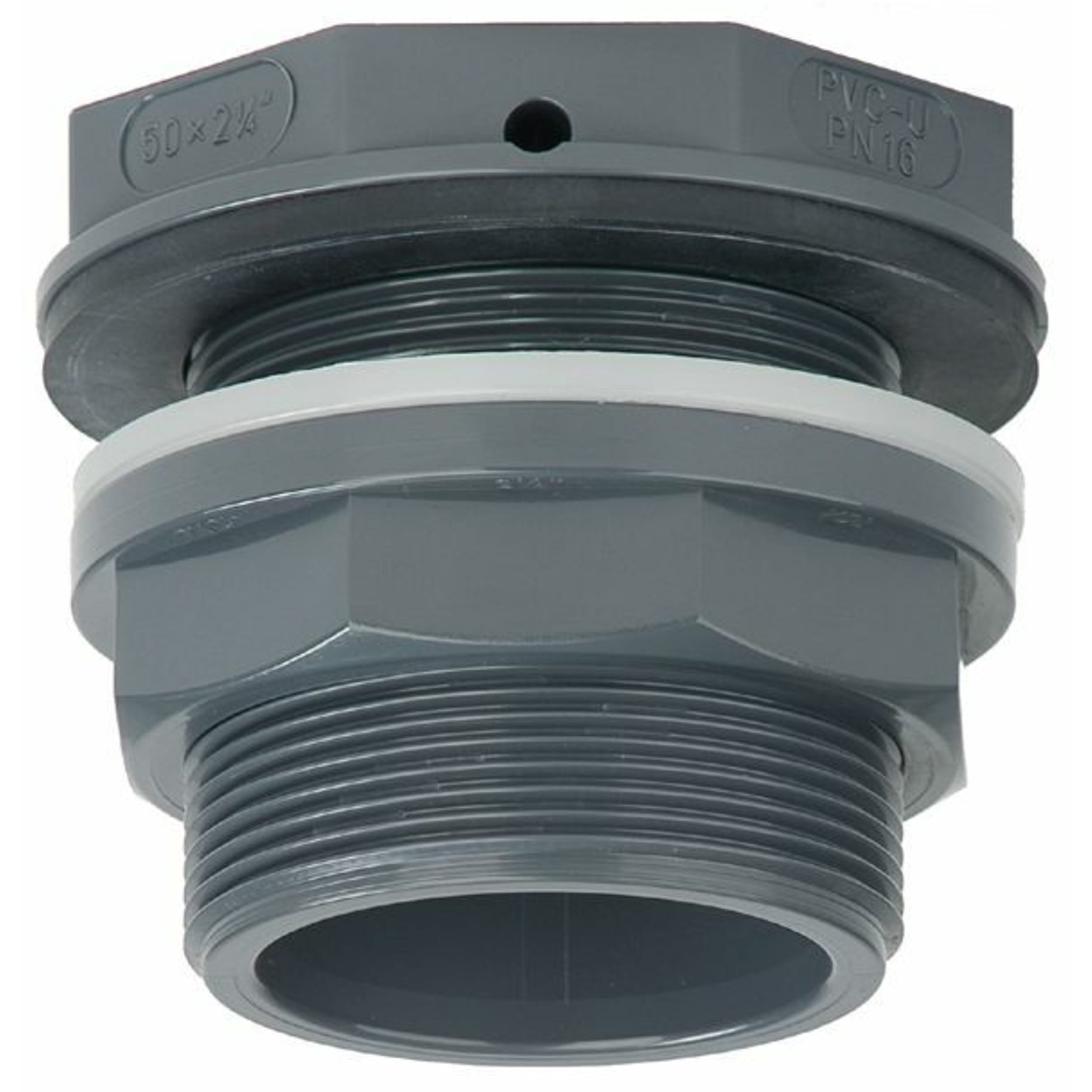 Tankdoorvoer met vlakke uitlaat 63 mm