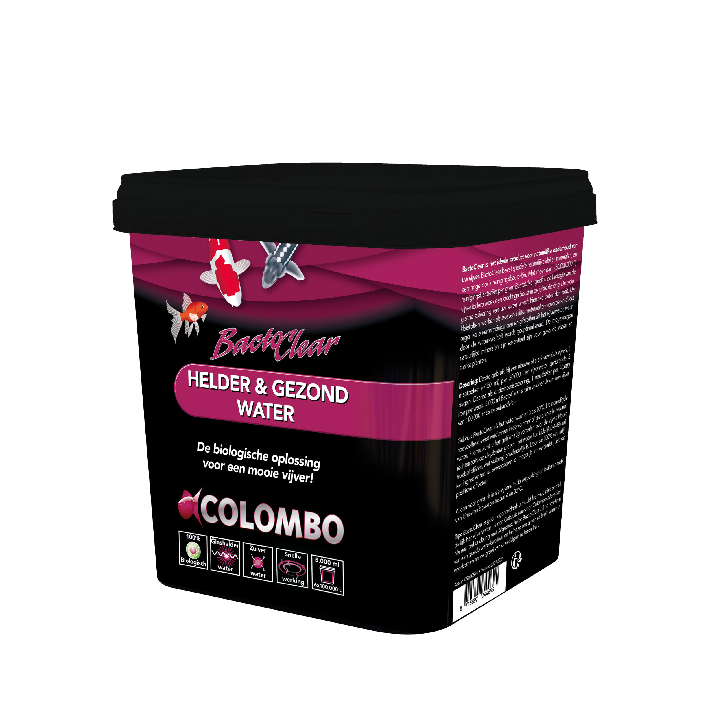 Bactoclear 5000ml/100.000l Nl+F Dessert, Voedsel, Yoghurt