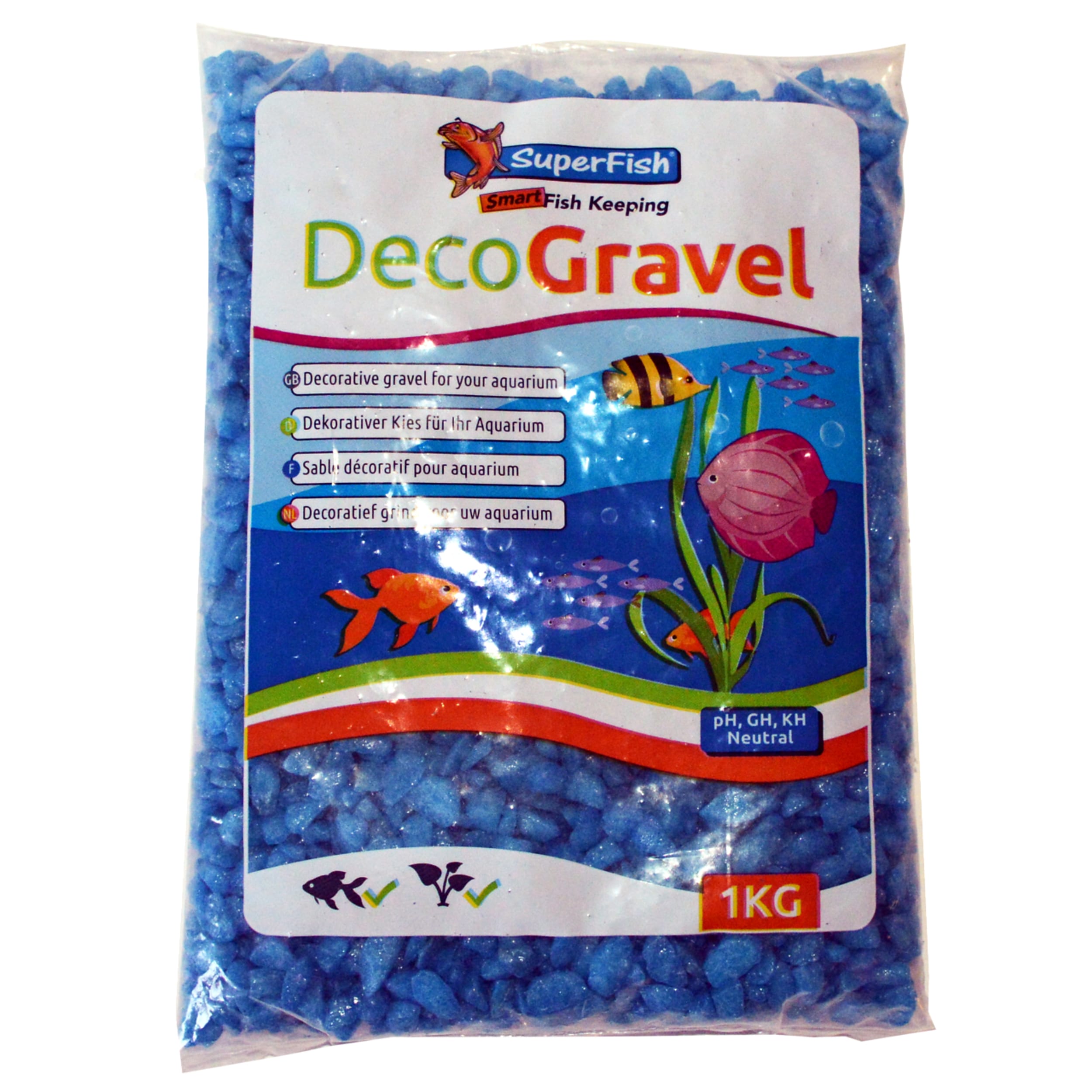 Deco Grind Neon Blauw 1kg Deco Grind Neon Blauw 1kg