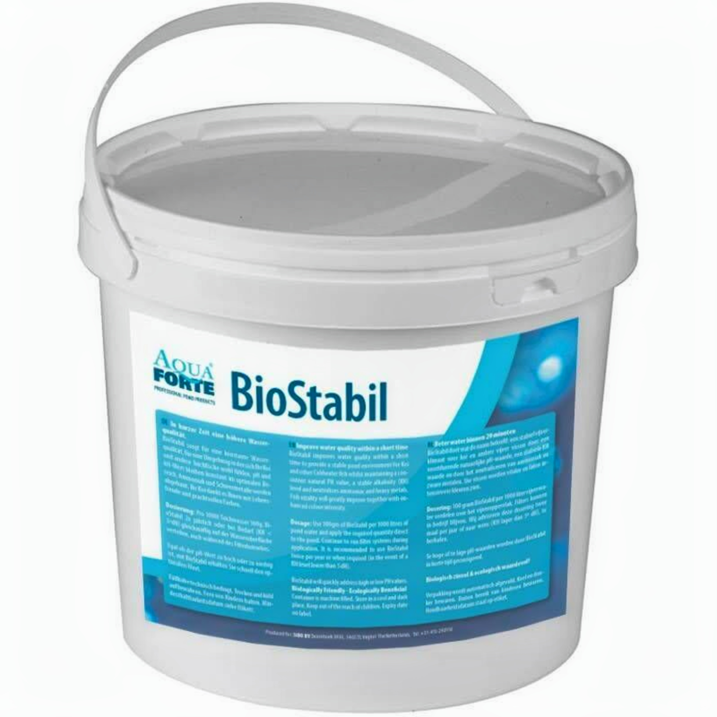 BioStabil Waterverbeteraar - 2,5 Kilo Verfcontainer, Emmer