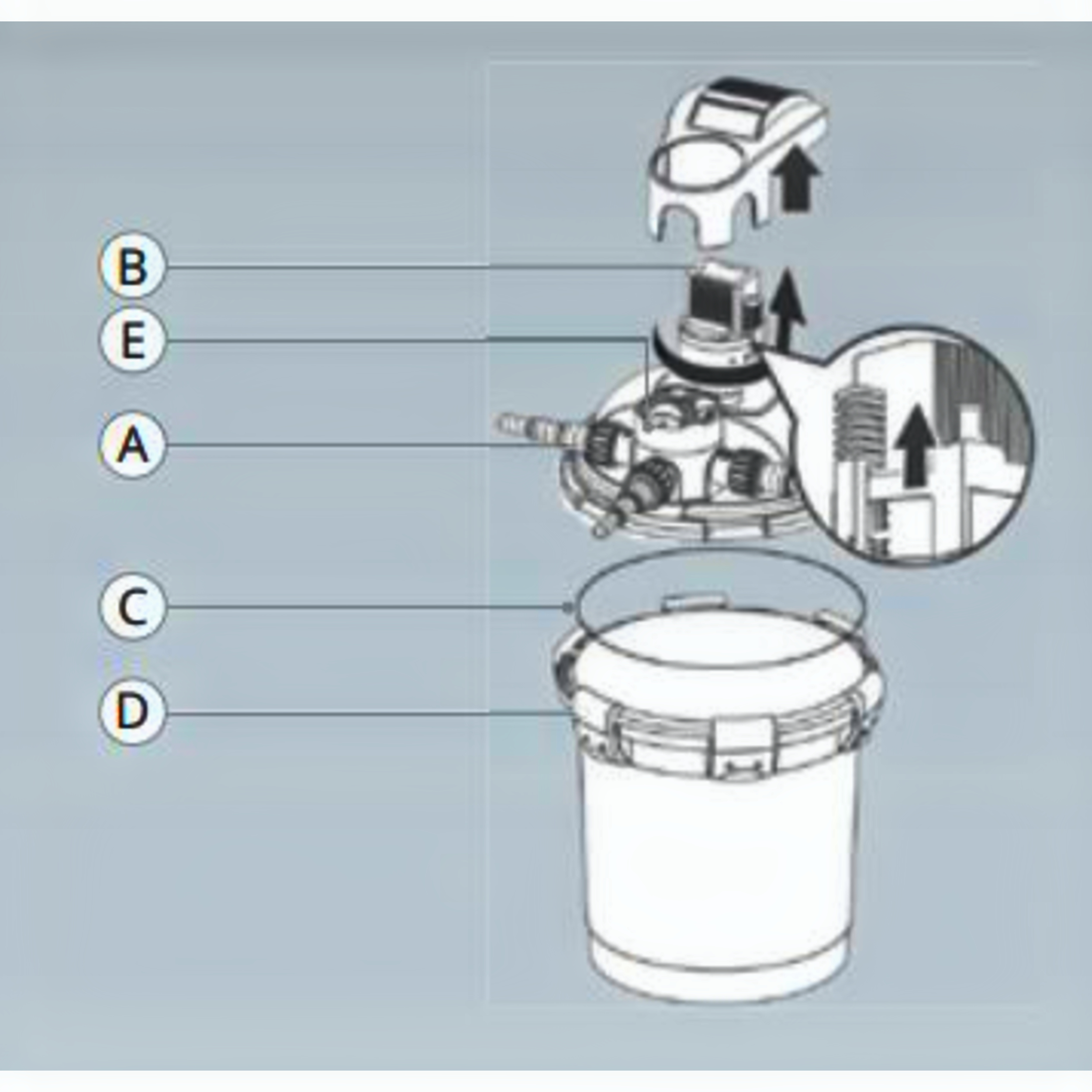 Topclear 15.000 Deksel O-Ring