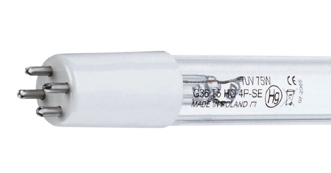 UV-C T5 losse lamp 75W - Jumbo tech / Koi Pro 848 mm Elektronica, Adapter