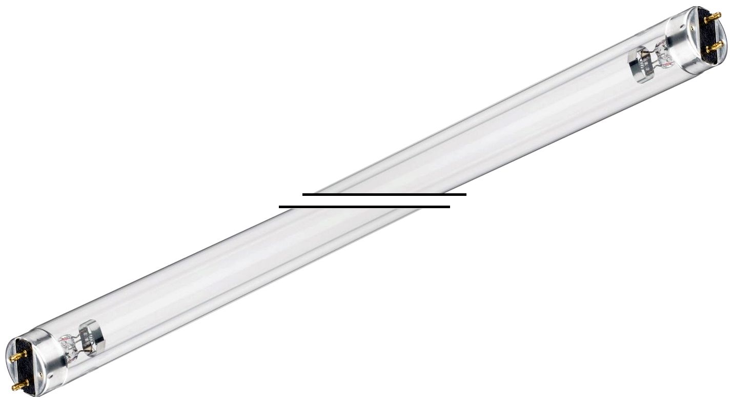 UV-C TL losse lamp 55W (hoog frequent) Lemmet, Dolk, Mes, Wapen