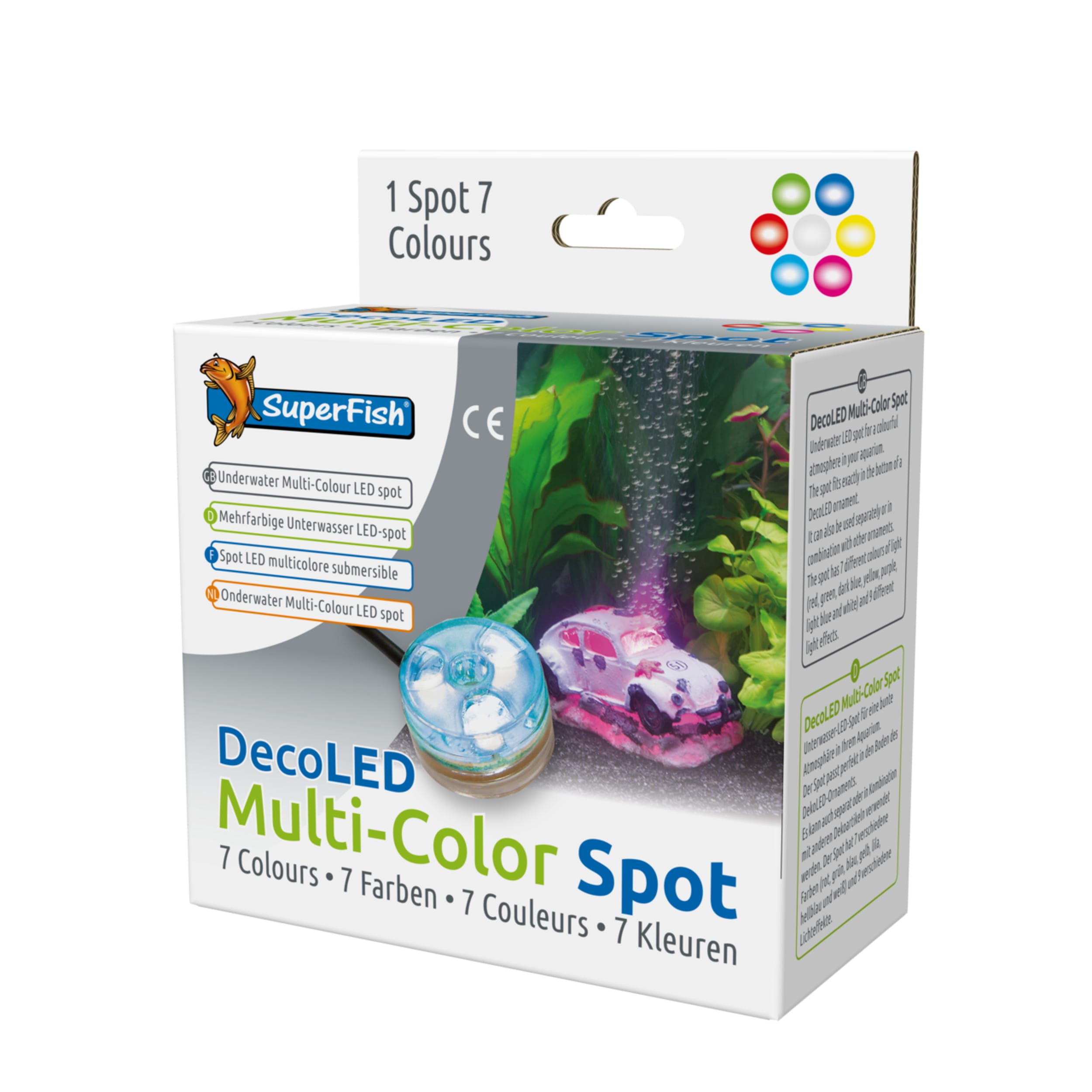 Deco Led Meerkleuren Spot Dier, Aquarium, Vis, Zeeleven, Water