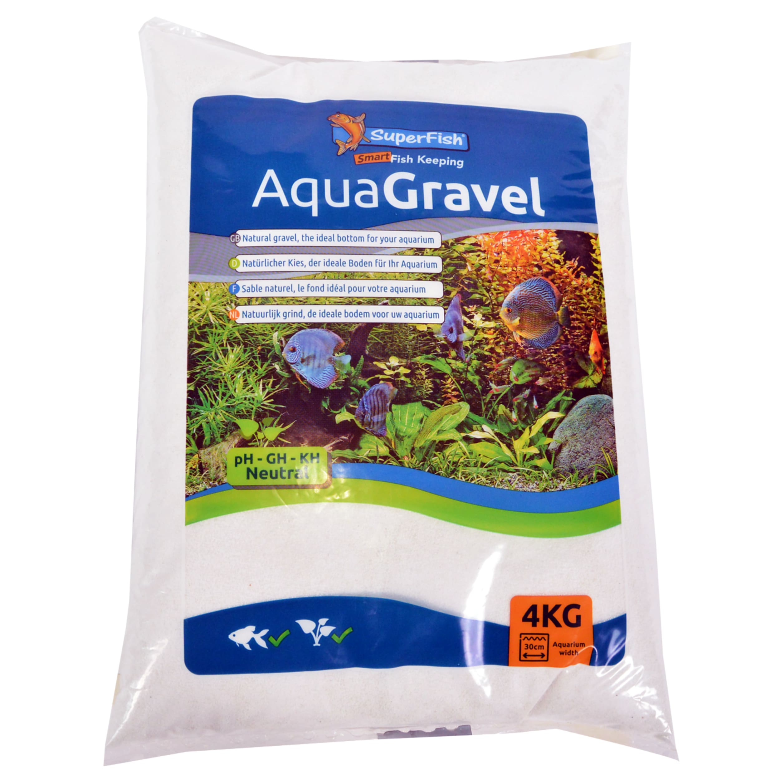 Aqua Grind Sneeuw Wit 4kg Dier, Vis, Zeeleven, Kruiden, Plant