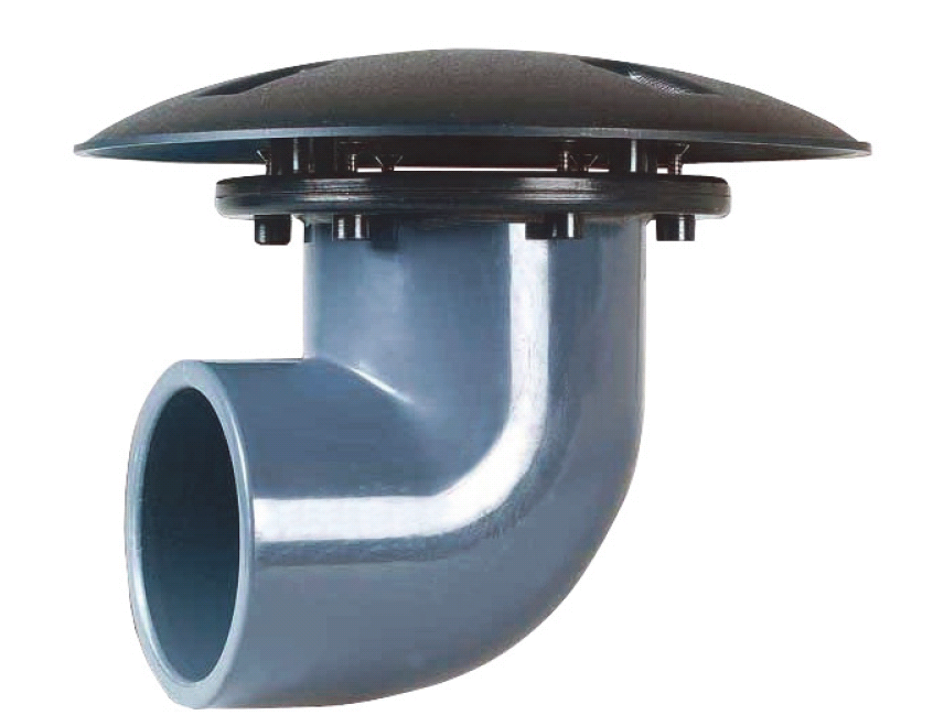 Bodemdrain / Wanddoorvoer 90° 50mm