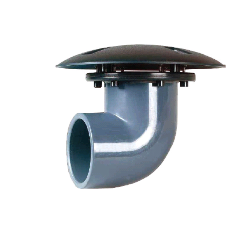 Bodemdrain / Wanddoorvoer 90° 90mm