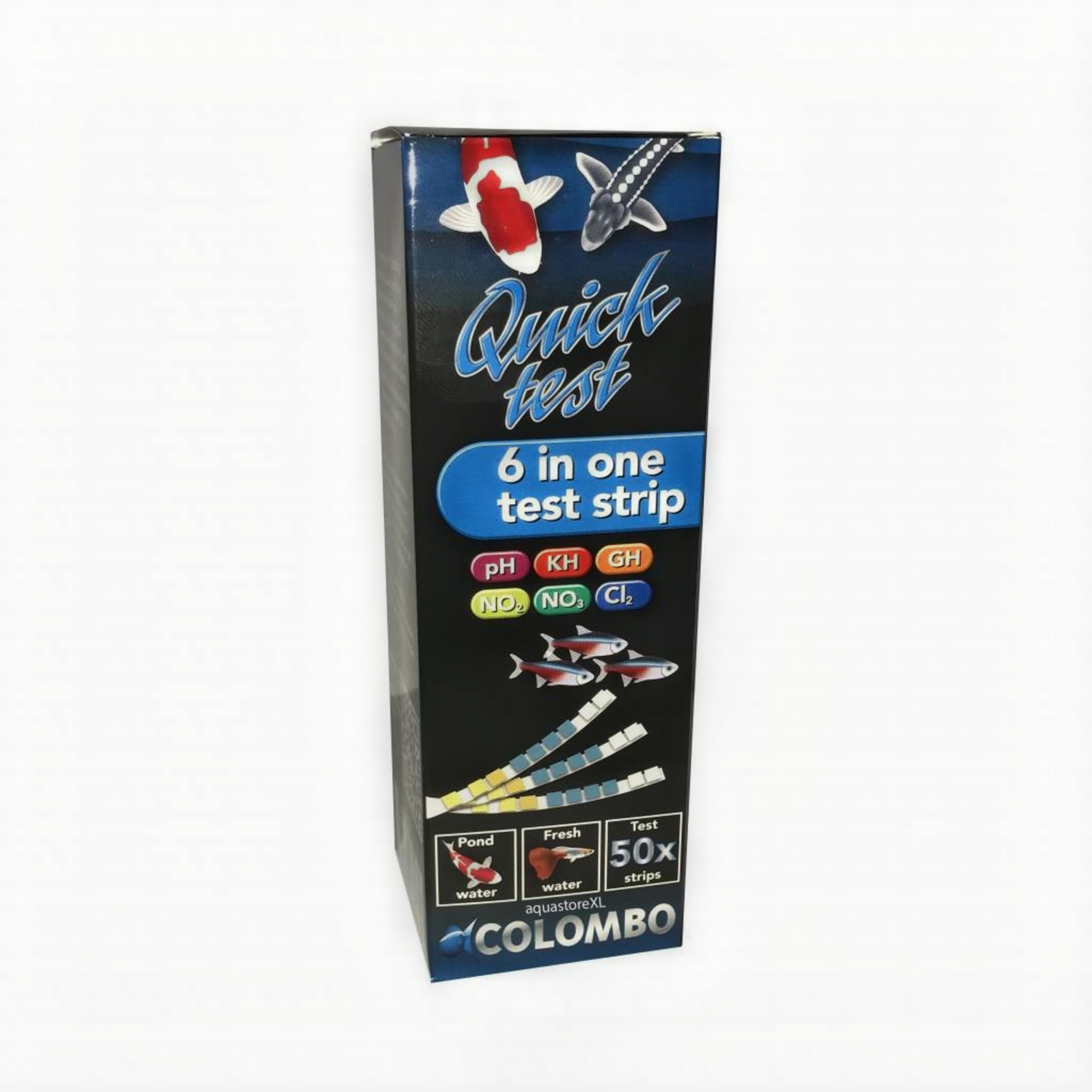 Quicktest 6way 50 Strips Pond Advertentie