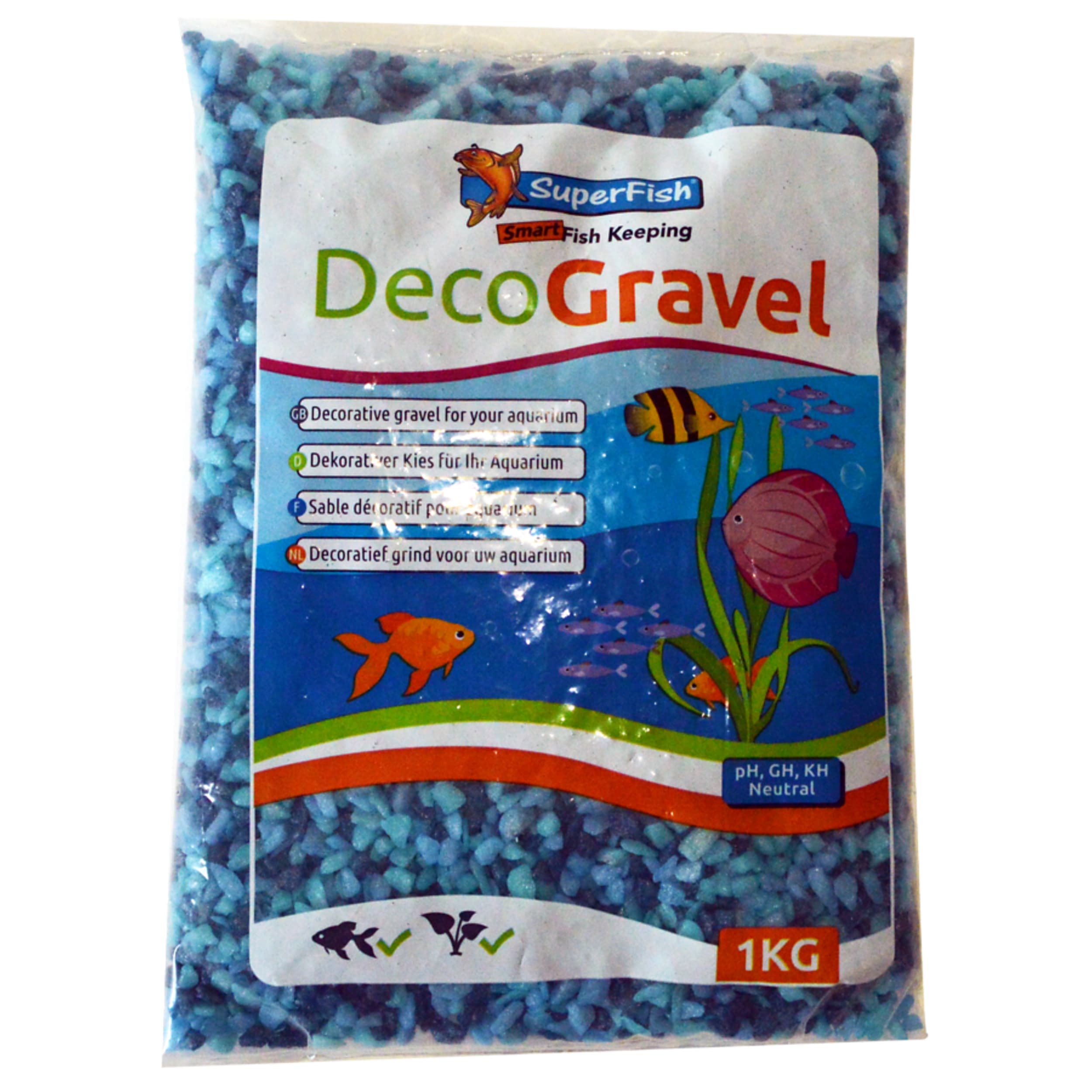 Deco Grind Mix Blauw 1kg Dier, Vis, Zeeleven