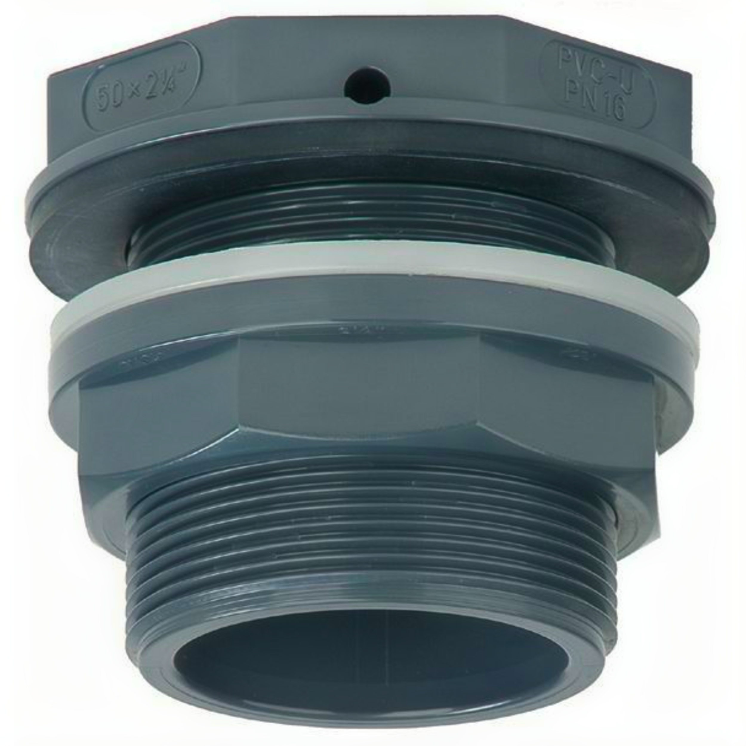 Tankdoorvoer met vlakke uitlaat 50 mm